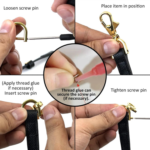 4 Pack Heavy Duty D Rings Screw In Shackle One And A Half Inch Matte Black U Shape Replacement D Ring installation guide.