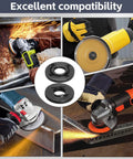 All-In-One 12-Piece Grinder Nut And Wrench Set For 4.5 To 7 Inch Grinders, Includes Lock Nut Wrenches, Inner And Outer Corner Nuts