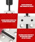 Heavy Duty Mini Flat Clamp 50Mm Aluminum Bench Vise Straight Up Precision Drill Press Fixing Tool with CNC processed screw and oxide finish.