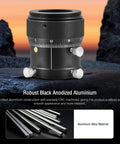 Robust black anodized aluminum Double Helical Focuser For Telescopes 0.05mm Scale And 10mm Stroke with 1.25-inch interface