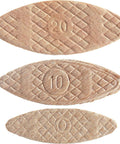 Beechwood Joining Biscuits Variety Pack No 0 10 20 for Woodworking Joinery and Furniture Framing Die Cut Biscuits That Expand With Glue