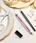Cat Eye Nail Magnet Set 3 In 1 Cylinder Magnet Kit With Ball Magnets Magnetic Nail Art Pen And Guides displayed on a plate