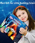 Child holding Totally 110 Plus Science Experiments Kit For Kids With Volcano Eruption Chemistry Set And More STEM Toys