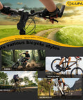Adjustable 31.8mm Bike Stem With 120 Degree Ergonomic MTB Angle 6061 T6 Aluminum on various bike styles.