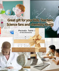 83 Real Elements Inside Periodic Table Poster With 8.3 Inch Acrylic Lighted Stand and educational scenes in use