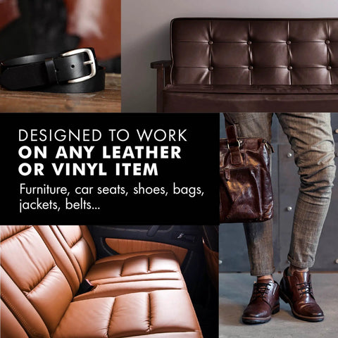 Leather Recoloring Balm For Couches And Furniture Color Restorer And Scratch Remover Easy Leather Repair Kit For Sofas
