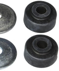 Rear Suspension Hardware Kit with Bushings Caps and Nut includes rubber bushings and metal washers for enhanced stability.