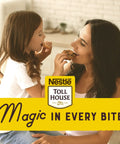 Mother and daughter enjoying cookies with Milk Chocolate Morsels For Baking 23 Ounce Gluten Free Chocolate Chips That Melt In Cookies And Brownies With Double The Morsels For Rich Chewy Homemade Vibes.