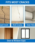 Heavy Duty Closed Cell Foam Backer Rod Bond Breaker Cord fits most cracks including road, wall, and door or window gaps.