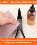 Cleaning 11 Inch Hand Seamers Sheet Metal Pliers With PVC Handle And Straight Jaws For Easy Bending And Flattening Of Aluminum Or Steel
