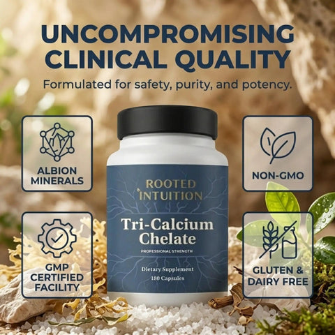 Calcium Supplement With Vitamin D3 500 Mg For Bone Density Boost High Absorption Multi Source Tri Calcium Chelate Skeletal Strength
