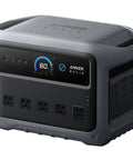 Front view of SOLIX C1000 Gen 2 Portable Power Station with 2000W continuous output, 1024Wh LiFePO4 battery, and multiple ports.