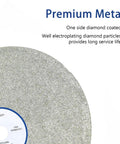 Diamond Grinding Wheel Disc For Flat Lap 6 Inch Diamond Wheel With One Half Inch Arbor Hole 60 Grit Beast Heavy Duty Pro Grade