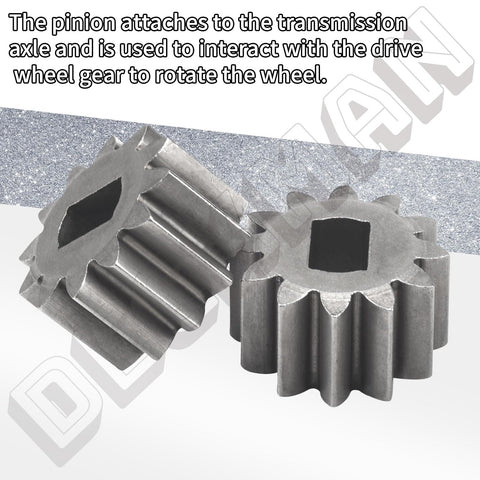 Two Pack 12-Tooth Pinion Gears 115-4668 for Toro 22 Inch Lawn Mower Wheel Replacements