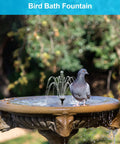 Solar Water Fountain Pump For Bird Bath And Pond Outdoor Garden Pool Backyards 1.5W Solar Powered Fountain with pigeon on top