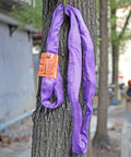 Beefy Heavy Duty Round Slings For Aerial Lyra Hoop Rig And Aerial Silks Polyester Spanset Lifting Sling 5300 Lb Purple 3 Ft