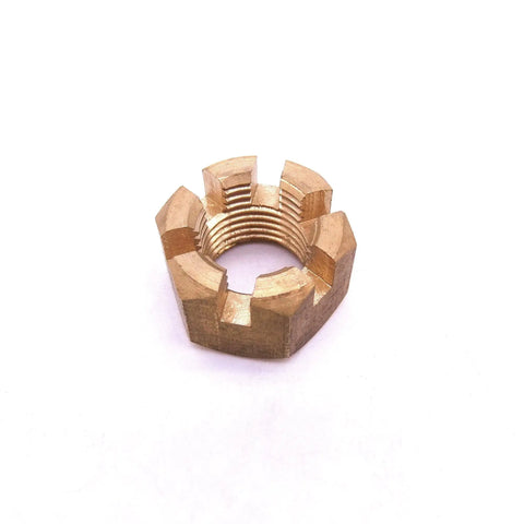 Propeller Castle Nut 90171-16011 For Yamaha Outboard Engines 40HP 50HP 55HP 60HP 70HP 90HP Fits 4 Bolt Shafts Replacement Part For Yamaha Marine Motors