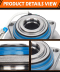 Close-up of Front Left/Right Wheel Hub & Bearing Assembly 513121, 5-Lug w/ABS for Chevrolet Impala Monte Carlo Cadillac and others