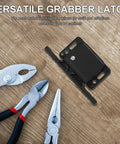 Rv Cabinet Door Latch And Catch Kit With Push To Close Mechanism Includes 8 Screws And 10 Double Sided Adhesive Strips ABS Material