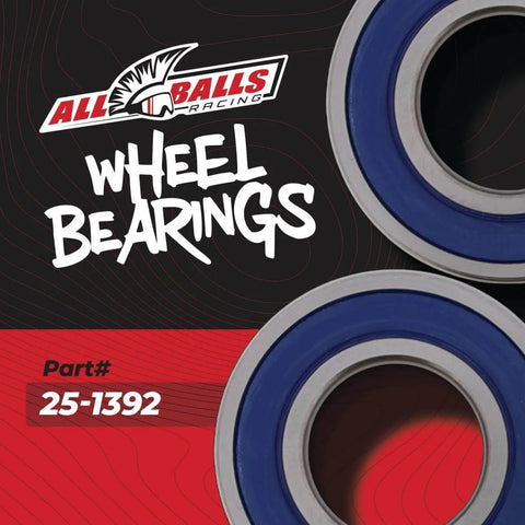Close-up of Wheel Bearing Seal Kit For Suzuki 25-1392 Replacement Set with visible bearing and part number on packaging.