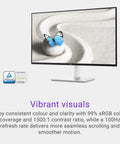 S2725HS 27 Inch FHD Monitor With 100Hz Refresh Rate For Crisp Visuals 1500 To 1 Contrast 99 Percent sRGB TÜV Eye Comfort