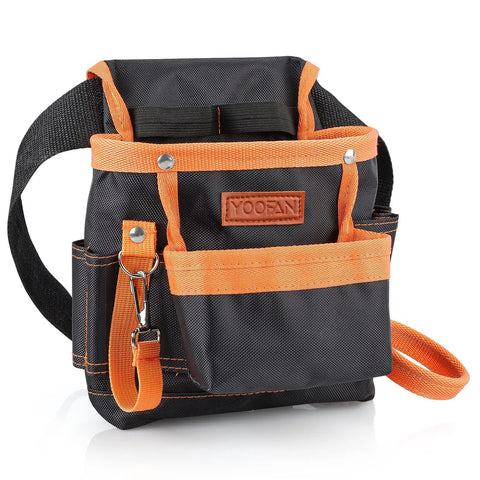 Built Tough Multi Pocket Tool Pouch Belt For Electricians, Carpenters, Technicians And Gardeners, Pro Grade Orange Tool Belt With Large Pocket And Plenty Of Storage Compartments, Comfortable For Men And Women On The Job