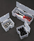 Detachable 16 Section Toolbox With 13.5 Inch Removable Toolbox Dual Sided Storage For Screws Nuts Bolts And Small Tools Heavy Duty