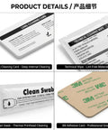 Image of All In One Printer Maintenance Kit Compatible With Hdp5000 Hdp5600 Hdp6600 And Hdp8500 Includes Ipa Cleaning Cards and 3M adhesive sheet.