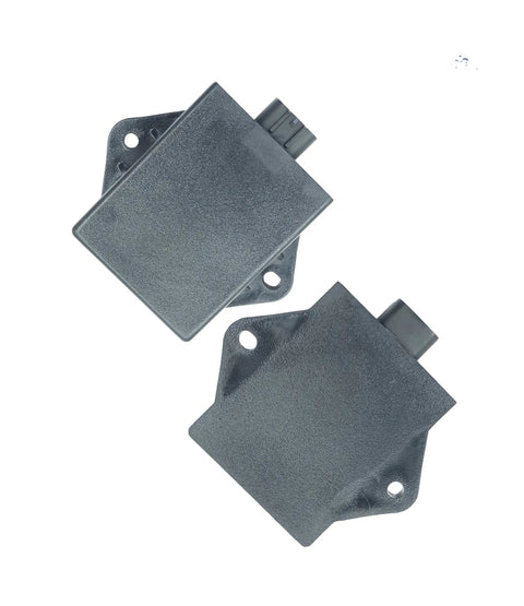 Top view of CDI Box Ignition Coil Kit For 250 2X4 4X4 1999 To 2005 And 300 2X4 1998 To 2003, showing two ignition modules.