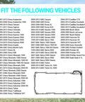 Heavy Duty Oil Pan Gasket For Chevy Gmc Cadillac Ls Vortec Engines 4.8L 5.3L 6.0L 6.2L fits various GM models.