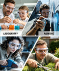 Heavy Duty Anti Fog Safety Goggles provide top shelf eye coverage for lab, painting, woodworking, and gardening activities.
