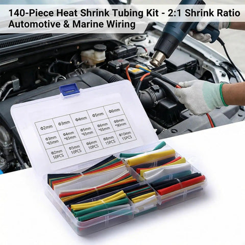 780 Piece Heat Shrink Tubing Kit With Case Assorted Colors And Sizes 2 To 1 Shrink Ratio Electrical Wire Insulation DIY Set