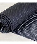 Premium Underlayment Roll With Heavy Duty Moisture Barrier For Engineered Hardwood Laminate And Vinyl Plank Floors supporting 5MM or thicker systems, showing texture and layer.