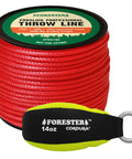 Throw Line Kit With Cordura Throw Weight And 180Ft Dyneema Rope, Abrasion Resistant Low Memory Line For Smooth Deployment