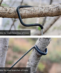 Fruit Tree Limb Spreader Set Of 20 7 Inch Branch Puller With Plastic Hose Wrapped Iron Wire Durable Open Angle Tool For Safe Branch Spreading In Garden Orchard Workhorse Yard Must Have in use on tree branches.