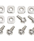 Upgraded Dryer Terminal Block Screw Kit Replacement Part Compatible With Whirlpool Kenmore Maytag Dryers Replaces 279393D 279393VP AP3020386 3184 PS334188 Pack Of Six Premium Replacement Screws For Secure Electrical Connection image showing the packaging which displays the screws arranged in rows showing their size and design clearly on a white background with each screw and washer neatly presented.