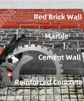 16 Inch Electric Concrete Saw With 9800W High Power Motor and water fed dust suppression cutting through red brick, marble, cement, and reinforced concrete.