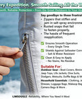 Zipper Lubricant For Plastic And Metal With Silicone Grease And Applicator Brush Easy Glide Non Staining For Zippers