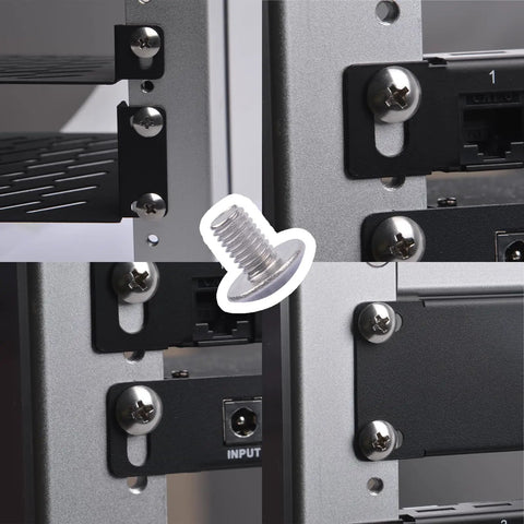 Heavy Duty 10 32 X 5 16 Inch Pan Head Machine Screws And 304 Stainless Steel Washers built tough for Deskpi Rackmate servers in installation.