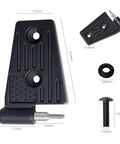 Jeep Wrangler JK Door Hinges Kit Replacement Aluminum Black 8 Pcs For 2007 2018 JK JKU Rubicon Sahara 4 Door Durable