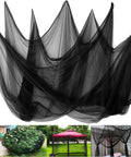 10 X 50 Ft Mosquito Mesh Screen For Patio And Garden, Bird And Bug Barrier Netting hung for vegetable and flower protection