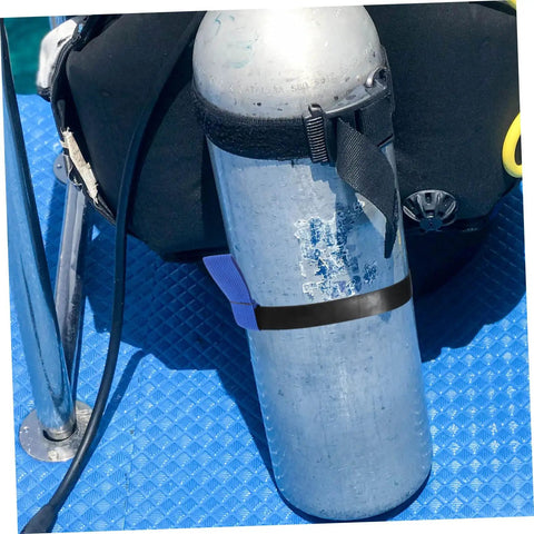 Scuba Tank Holder Strap Belt For Diving Gear Neoprene Binding Band Keeps Tanks Secure And Easy To Carry During Dives Reliable Tank Ring Attachment For Stable Underwater Equipment Transport