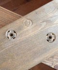 Heavy Duty M8 Tee Nuts 10mm Barrel 304 Stainless Steel four pronged threaded inserts in wood for cabinetry assembly.