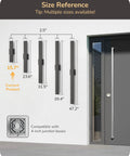 Size reference image for Top Shelf Led Outdoor Wall Lights Modern Black Finish 15.7 inch adjustable sconces.