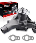 Solid As A Rock Engine Water Pump With Gasket Direct Replacement For Chevy Silverado Tahoe Suburban GMC Sierra Yukon Escalade 1996 Through 2014 No Headache Install And Cool Running with mounting gaskets