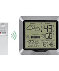 Advanced Wireless Weather Station with Dynamic Forecast Icons, Barometric Pressure History, Atomic Time, Temperature and Humidity
