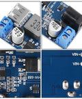Dual USB 5V 5A Buck Converter Module From 9-36V Input To 5V USB Output 30W Max Step Down DC-DC Regulator Board with USB ports