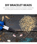 Top Shelf Stainless Steel Bail Beads For Jewelry Making Supplies Featuring Durable Charm Hangers and Smooth Spacer Beads on a wooden surface.