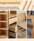 Usage scenarios of Eight Size Fluted Wooden Dowels 225 Pieces in furniture making and woodworking projects