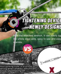 Tightening device for Backyard Zip Line Kit For Kids And Adults Up To 400 Lbs With Heavy Duty Retractors And Disc Seats